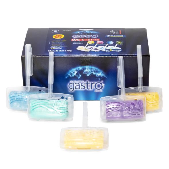 Schilling's gastro Global Megabox WC-Steine 20 Stück, 4 Düfte