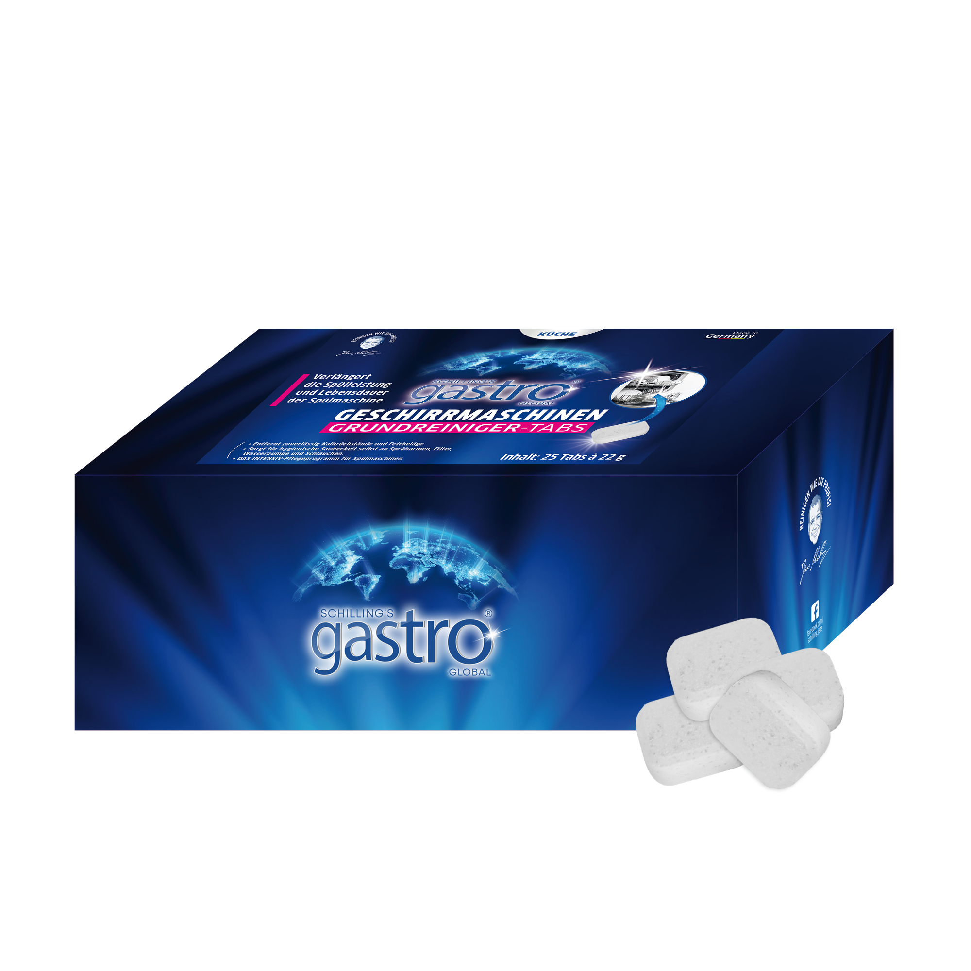 Schilling's Gastro Global GESCHIRRMASCHINEN GRUNDREINIGER-TABS