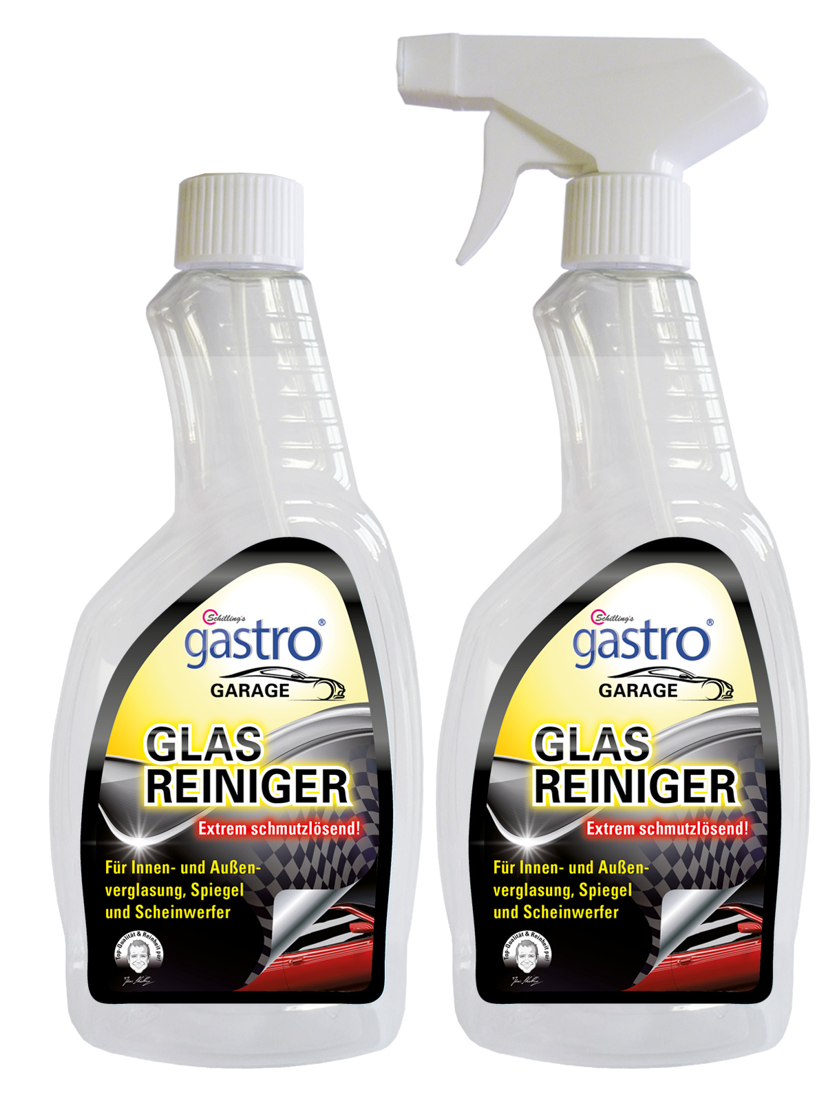 Schilling's gastro Car Glasreiniger 3x 500ml 