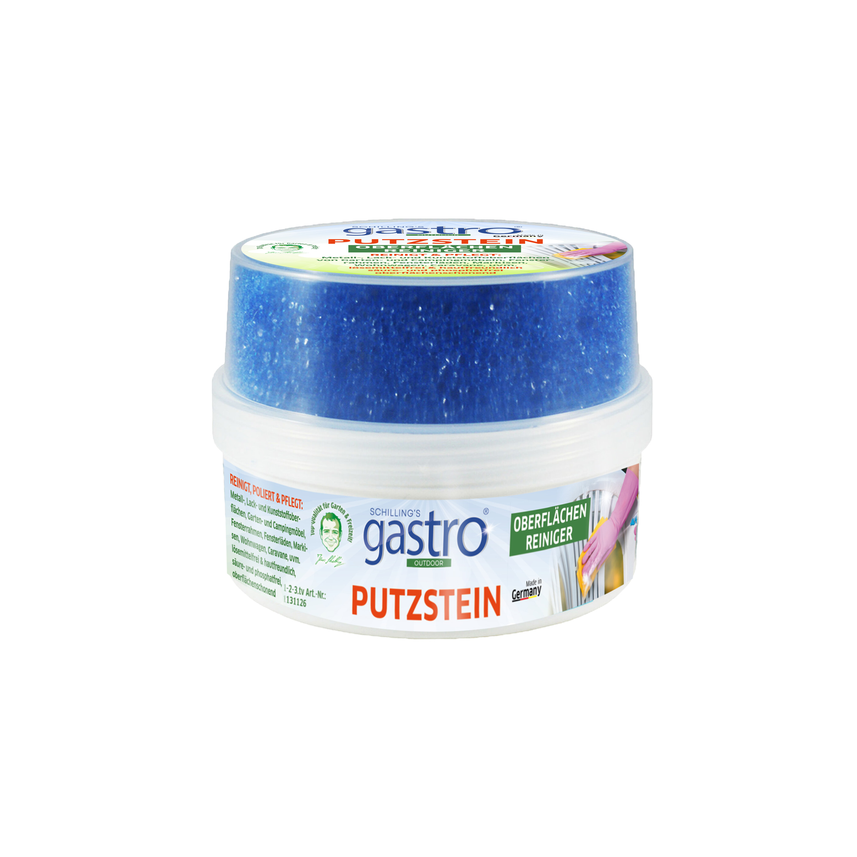   Schilling's gastro Outdoor Putzstein Oberflächen Reiniger 500g