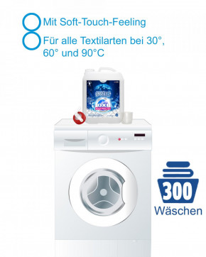 Schilling's gastro Global OXI Waschmittel Flüssig 3L Fleckenentferner Flüssigwaschmittel Vollwaschmittel flüssig für Weiße, Schwarze und Bunte Wäsche